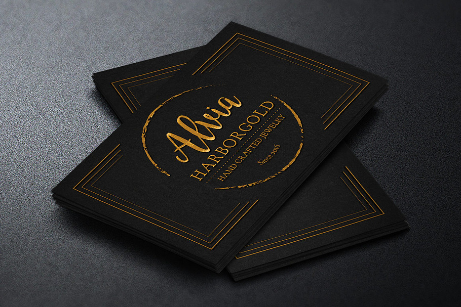 Jewelry Shop Business Card Template in Business Card Templates - product preview 8