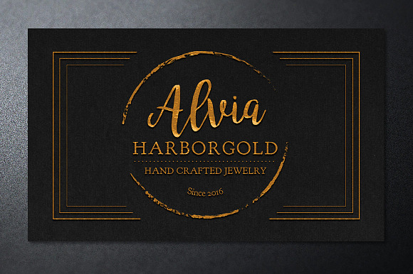 Jewelry Shop Business Card Template in Business Card Templates - product preview 4