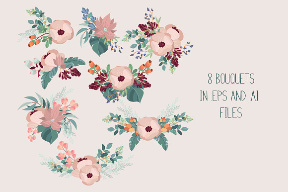 Eucalyptus - vector floral pack in Illustrations - product preview 2