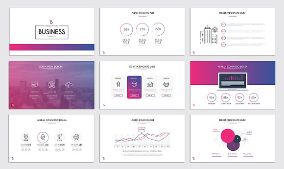 Presentation slide templates in Presentation Templates - product preview 5