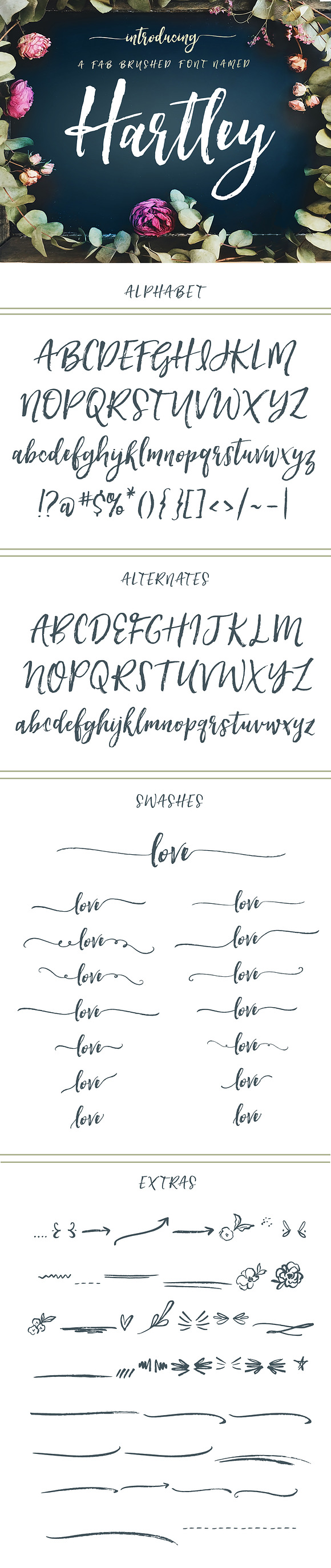 Hartley Font  in Script Fonts - product preview 2