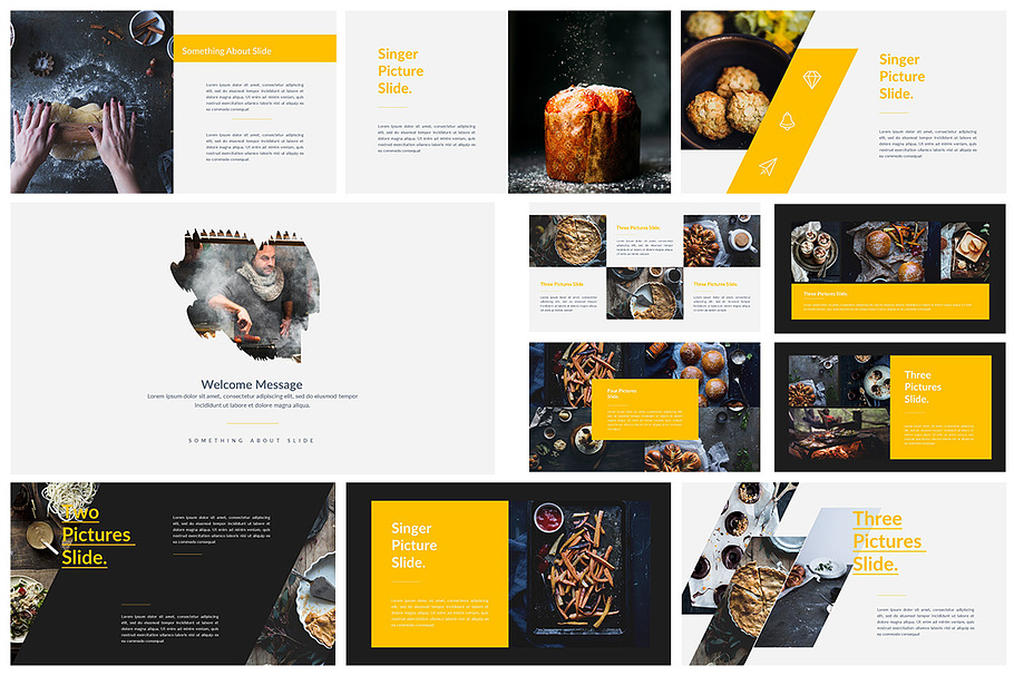 Food Powerpoint Template in PowerPoint Templates - product preview 8