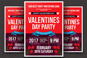 Valentines Day Psd Flyer Template