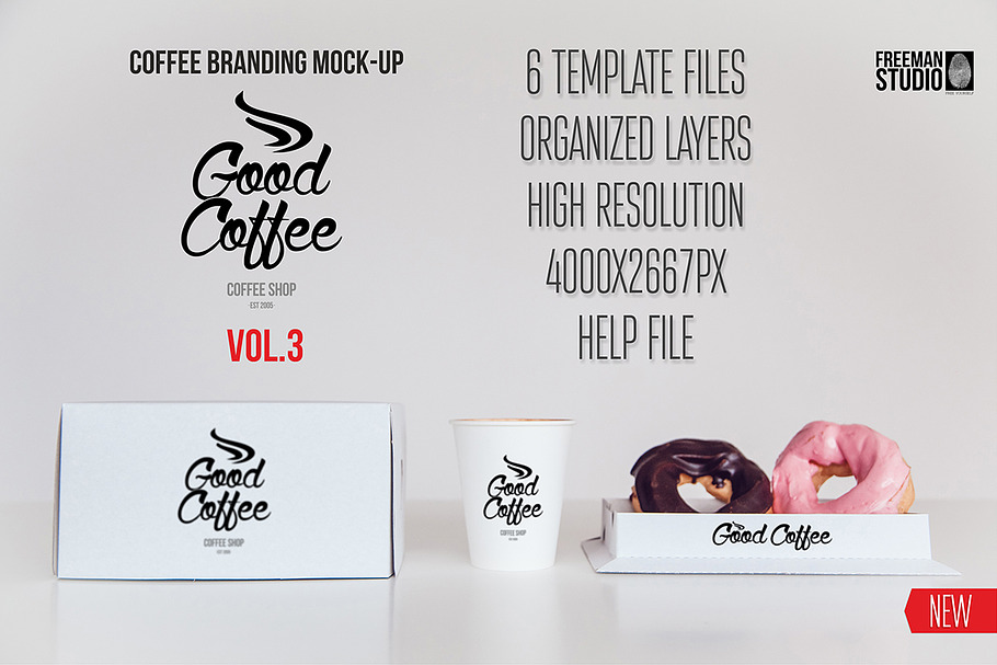Coffee Branding Mock-up Vol 3 in Branding Mockups - product preview 8