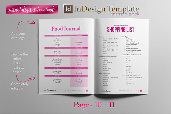 Fitness e-Book | InDesign Template in Magazine Templates - product preview 5