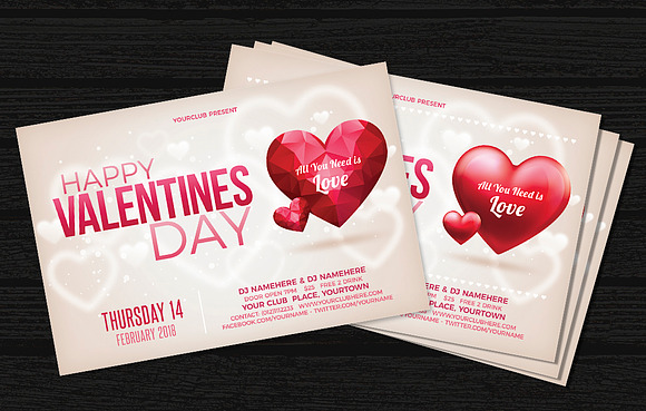Valentines Day Flyer in Flyer Templates - product preview 1