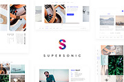 Supersonic — Creative Resume/CV PSD