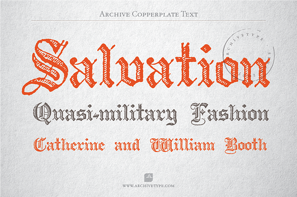 Archive Copperplate Text in Text Fonts - product preview 1