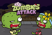 Zombies Attack Game GUI Set