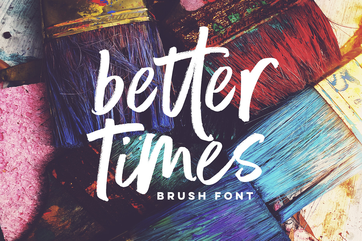 Better Times Brush Font in Cursive Fonts - product preview 8