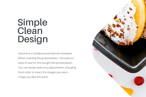 Assume Keynote Template + GIFT in Keynote Templates - product preview 3