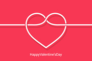 Valentines day concept background.