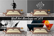 Wall Mockup - Sticker Mockup Vol 307