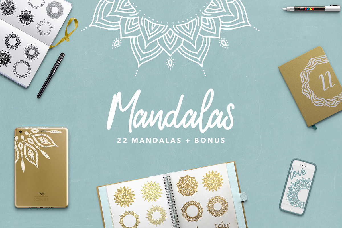 Aboree Mandala Collection Bundle in Illustrations - product preview 8