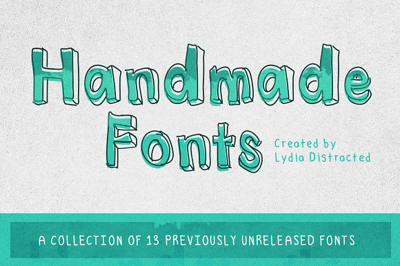 Handmade Fonts Set in Display Fonts - product preview 14