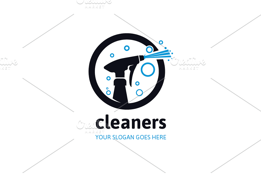 Cleaning Cleaners Logo Creative Logo Templates Creative Market