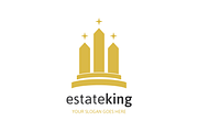 Real Estate King Crown Logo