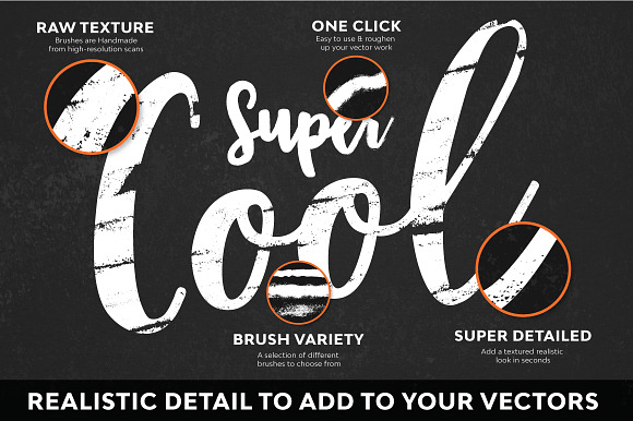 Chalk & Charcoal Vector Brushes in Photoshop Brushes - product preview 1
