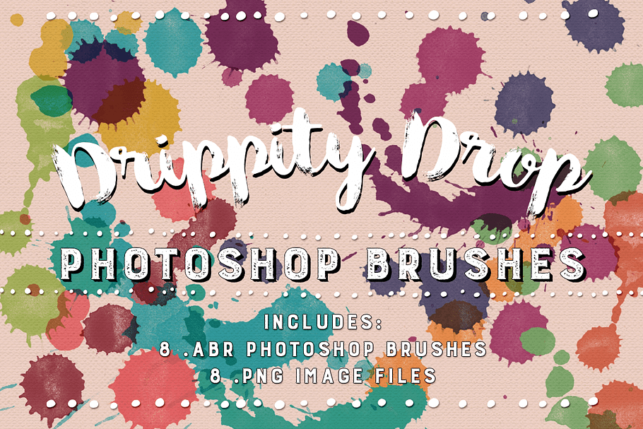 Drippity Drop Photoshop Brushes in Photoshop Brushes - product preview 8