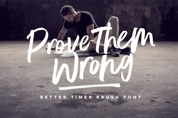 Better Times Brush Font in Cursive Fonts - product preview 7