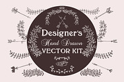 Designer's Hand Drawn Vector Kit