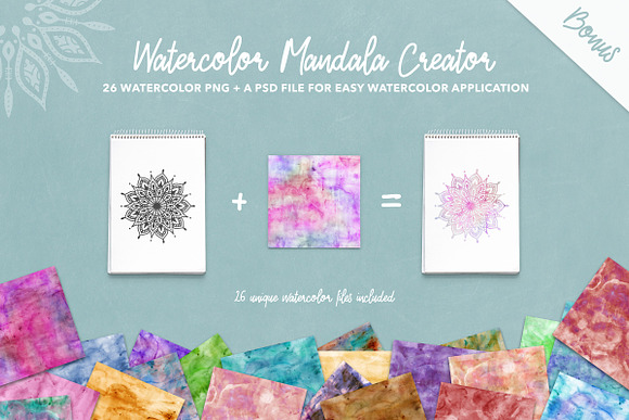 Aboree Mandala Collection Bundle in Illustrations - product preview 2