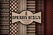 African Design Fabric Vector