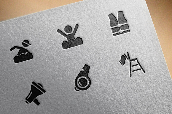 Lifeguard icons in Icons - product preview 3