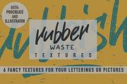 Rubber Waste Textures
