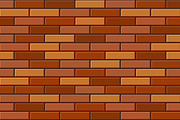 Seamless Old Brick Wall Pattern Set