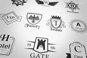 Luxury Insignia Badges Logos