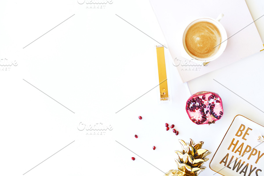 Styled Stock Photo | Pomegranate in Product Mockups - product preview 8