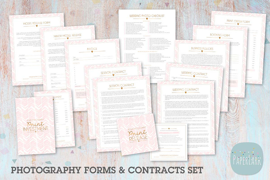 NG014 Photography Contracts & Forms