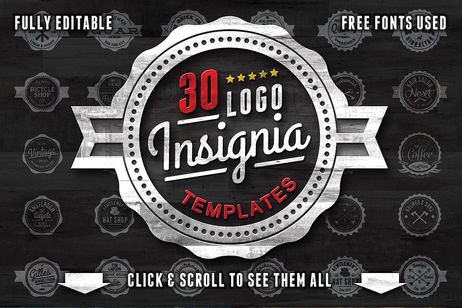 30 Logo Insignia templates