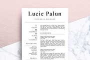 Modern CV (MS Word) | Lucie