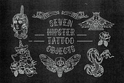 Vector Hipster Tattoos