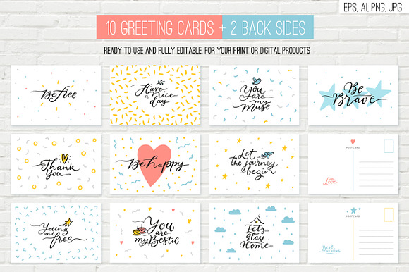 10 overlays, cards and tags in Illustrations - product preview 1