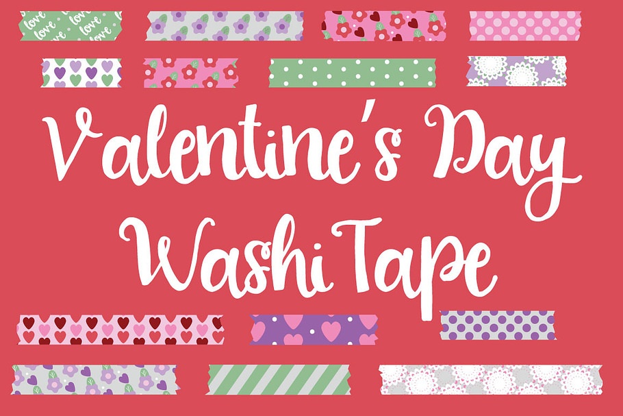 Valentine's Day Washi Tape