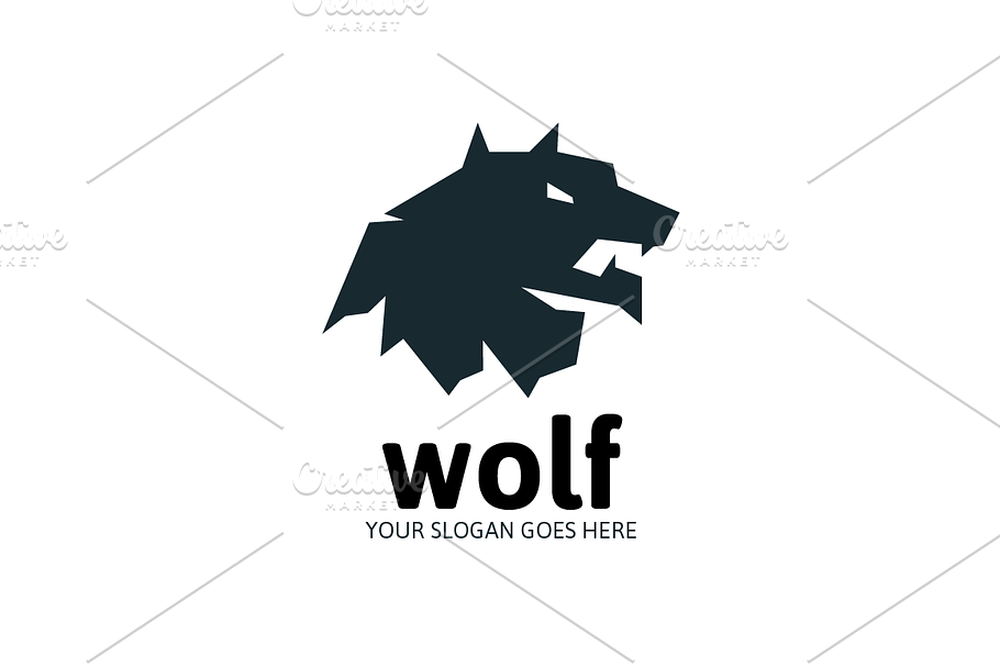 Wolf Animal Logo in Logo Templates - product preview 8