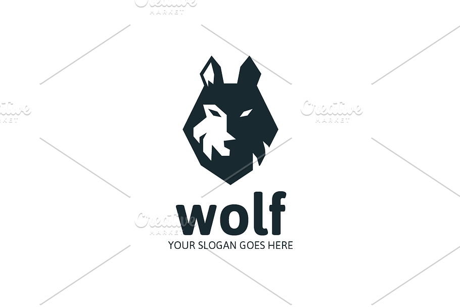 Wolf Animal Logo in Logo Templates - product preview 8