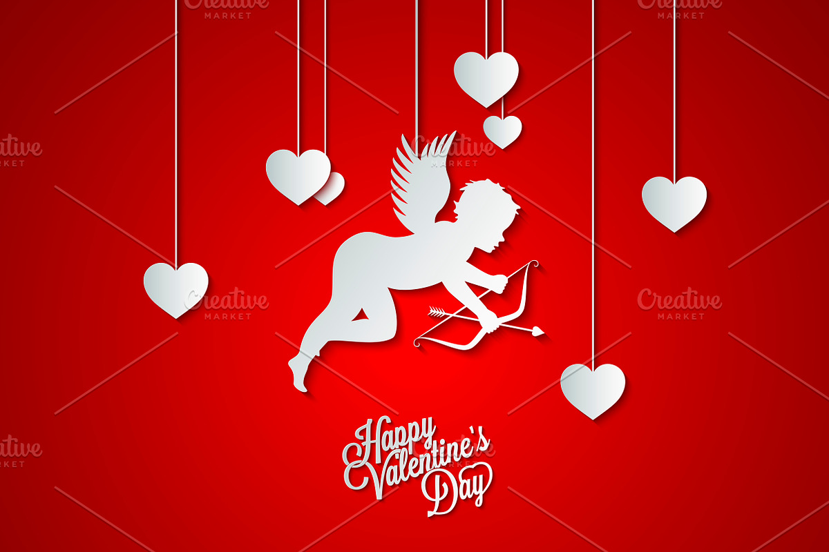 Holiday frame happy valentines day. in Illustrations - product preview 8