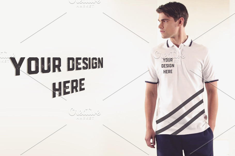 T-shirt Mock-up#9 in Product Mockups - product preview 8
