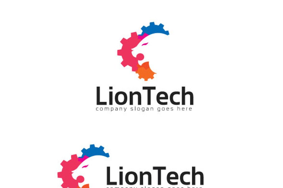 Lion Tech Logo in Logo Templates - product preview 8