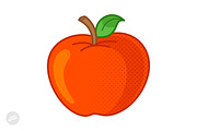 Apple Cartoon Vector
