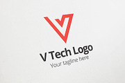 V Tech - V Letter Logo