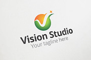 Vision Studio - V Letter Logo
