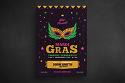 Mardi Gras Event flyer
