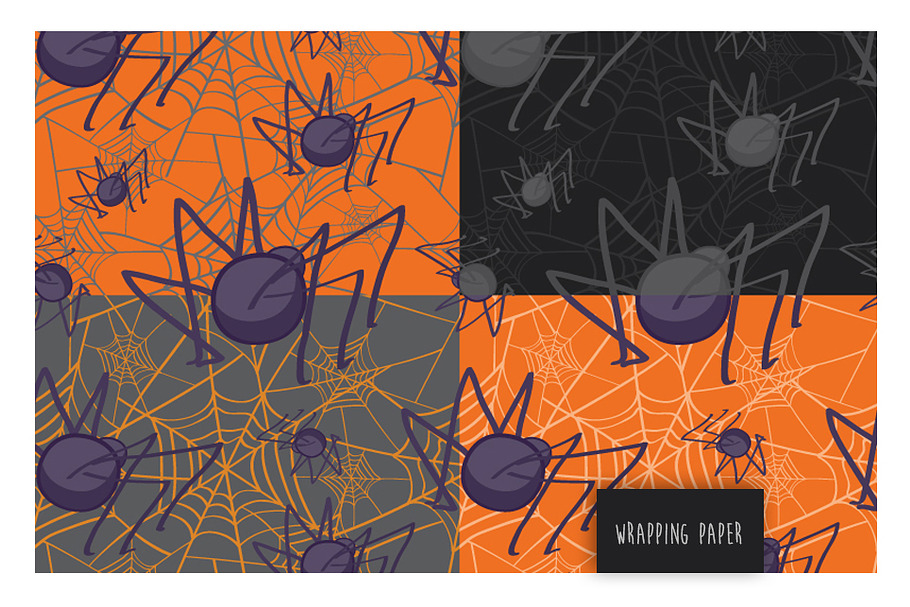 Spooky Spider patterns in Patterns - product preview 8