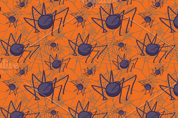 Spooky Spider patterns in Patterns - product preview 1