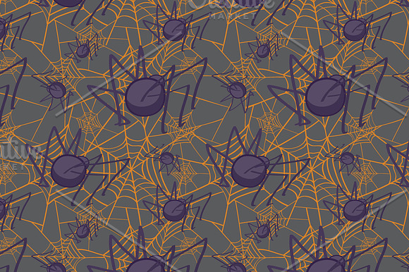 Spooky Spider patterns in Patterns - product preview 3